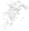 Part Location Diagram of 749-04190A-063 MTD Upper Right Hand Handle